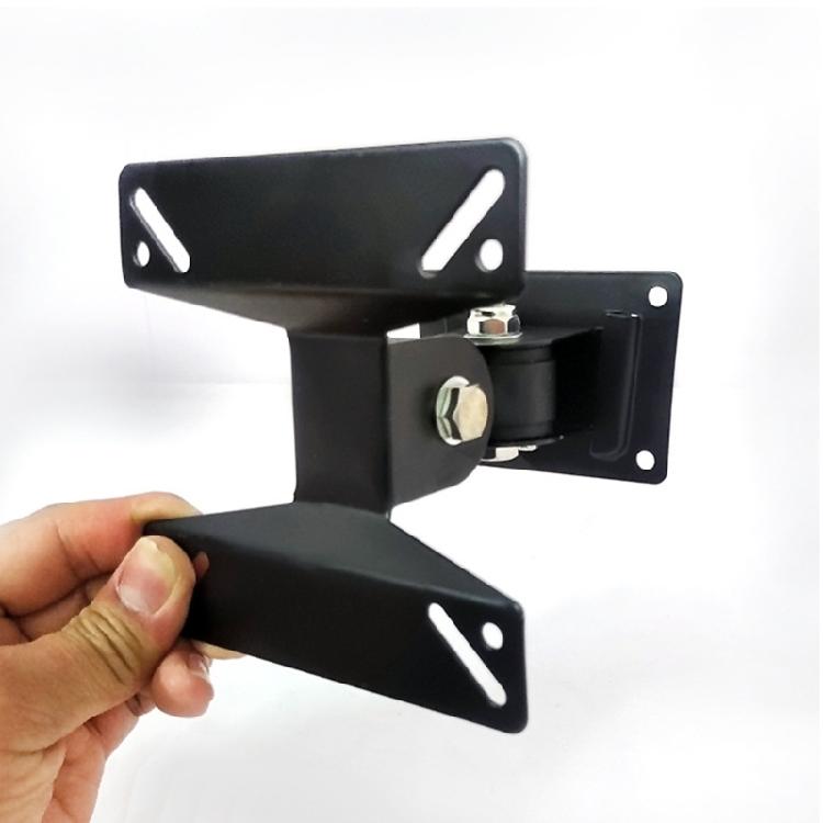 Compactly Space Saving Wall Mount Bracket for 14-24Inch LED TVs and Monitors Ideal for Small Areas Angle Adjustment