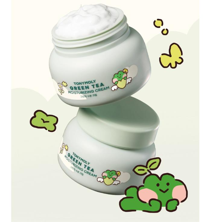 TONYMOLY The Chok Chok Green Tea Watery Cream 100ml – Fresh Hydration & Moisture Lock 1 ea