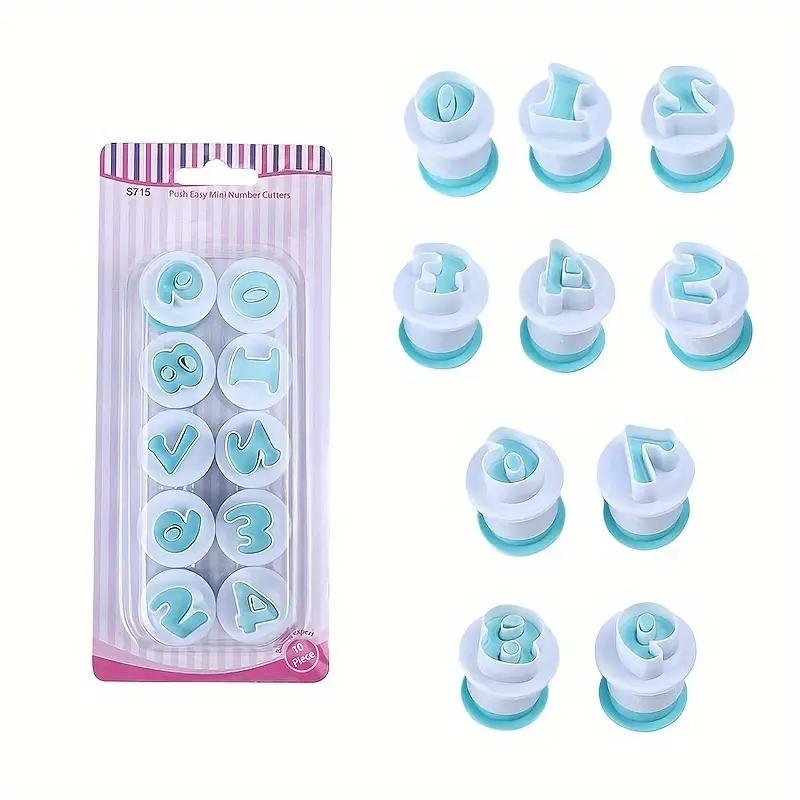 10/26/36/62Pcs Alphabet Number Cookie Cutters Set Baking Pastry Molds for Cake Decorating, Cupcake Making and Fondant Cutting