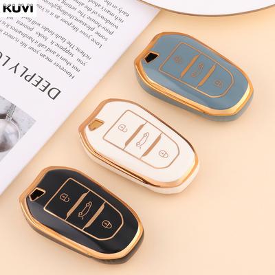 Tpu Car Remote Key Case Cover Shell Fob For Peugeot 308 408 508 2008 3008 4008 5008 Citroen C4 C4L C6 C3-Xr Picasso Ds3 Ds4 Ds5