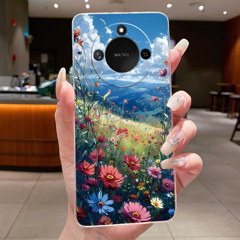 Casing For Honor X9c Smart 5G Luxury Dragon Cute Cool Boys Girls Phone Case Back Cover Honor X9cSmart Transparent Soft TPU Shell