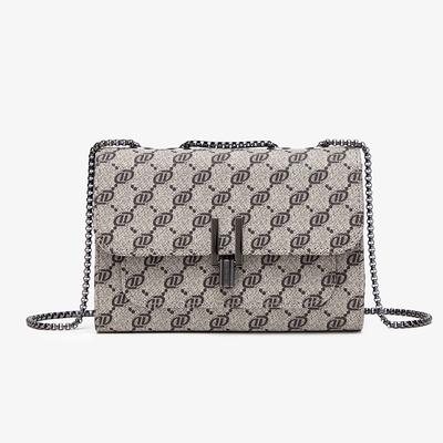 Korean Printed Small Square Bag New Small Bag Korean Fashion Retro Small Bag Personalized Commuting Small Square Bag Trendy Shoulder Bag