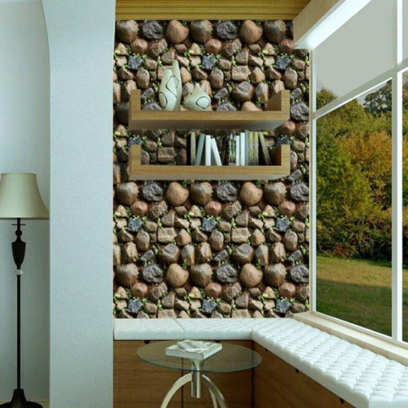 Самоклеящиеся обои с 3D-рисунком, 45×100см/1шт