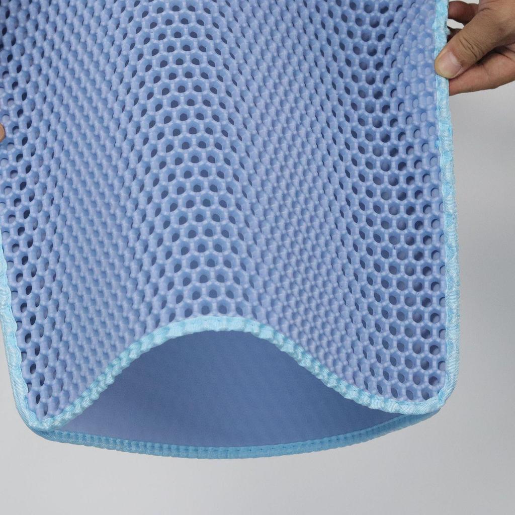 Extra Large Double Layer Cat Litter Mat: Anti-Tracking, Leak-Proof, Anti-Splatter Sand Control Mat