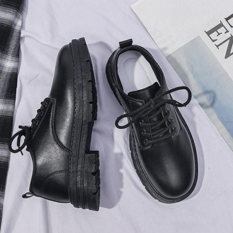 Nové Pánské Kožené Boty Business Casual v Korejském Stylu Platforma Protiskluzové Oxfords Boty Pánské Pracovní Formální Společenské Boty Mokasíny pro Řízení