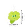 Fashion Plush Lucky Grass Keychain Cartoon Four Leaf Clover Keychain Pendant Exquisite Backpack Decoration Accessories Gifts