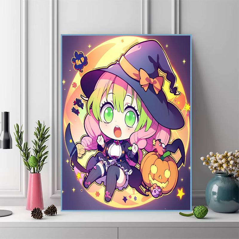 Demon Slayer 100% Round Full Drill 5D DIY Diamond Painting Embroidery Cross Stitch Rhinestone Decor