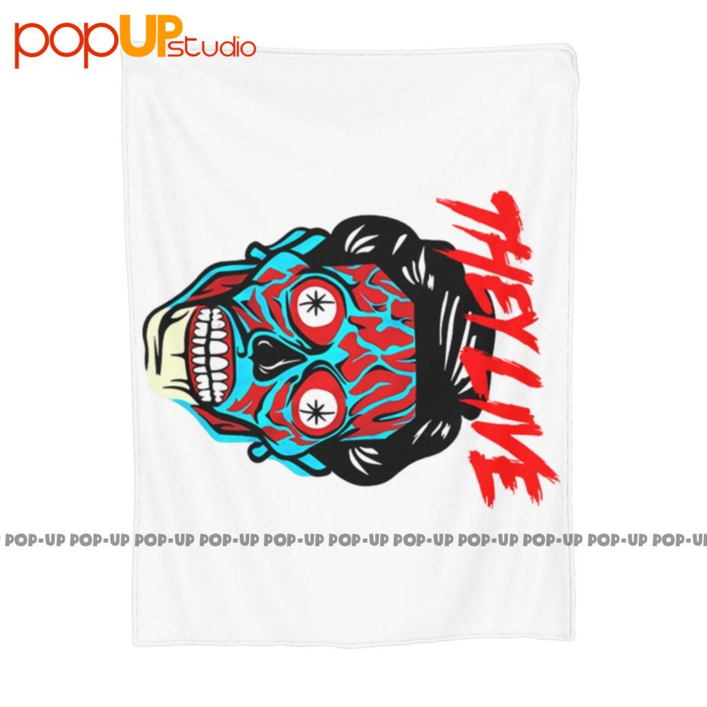 They Live Blue Alien Face Horror Movie 80S Film John Nada Carp Ultra-Soft Blanket Quilt Winter Sofa Cover Bed Covers