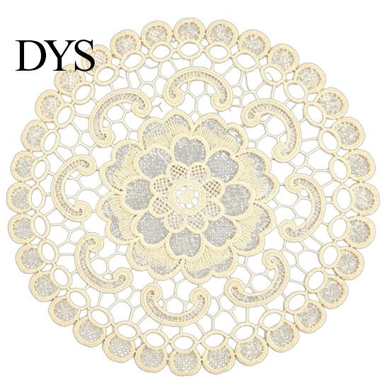 Tapis Isolants Thermiques Protecteurs pour Bols, Set de Table Rond en Dentelle Florale, Sous-Verre Brodé, Sous-Plat Pliable, Sets de Table Rétro pour Table de Cuisine, Sets de Table pour Théière
