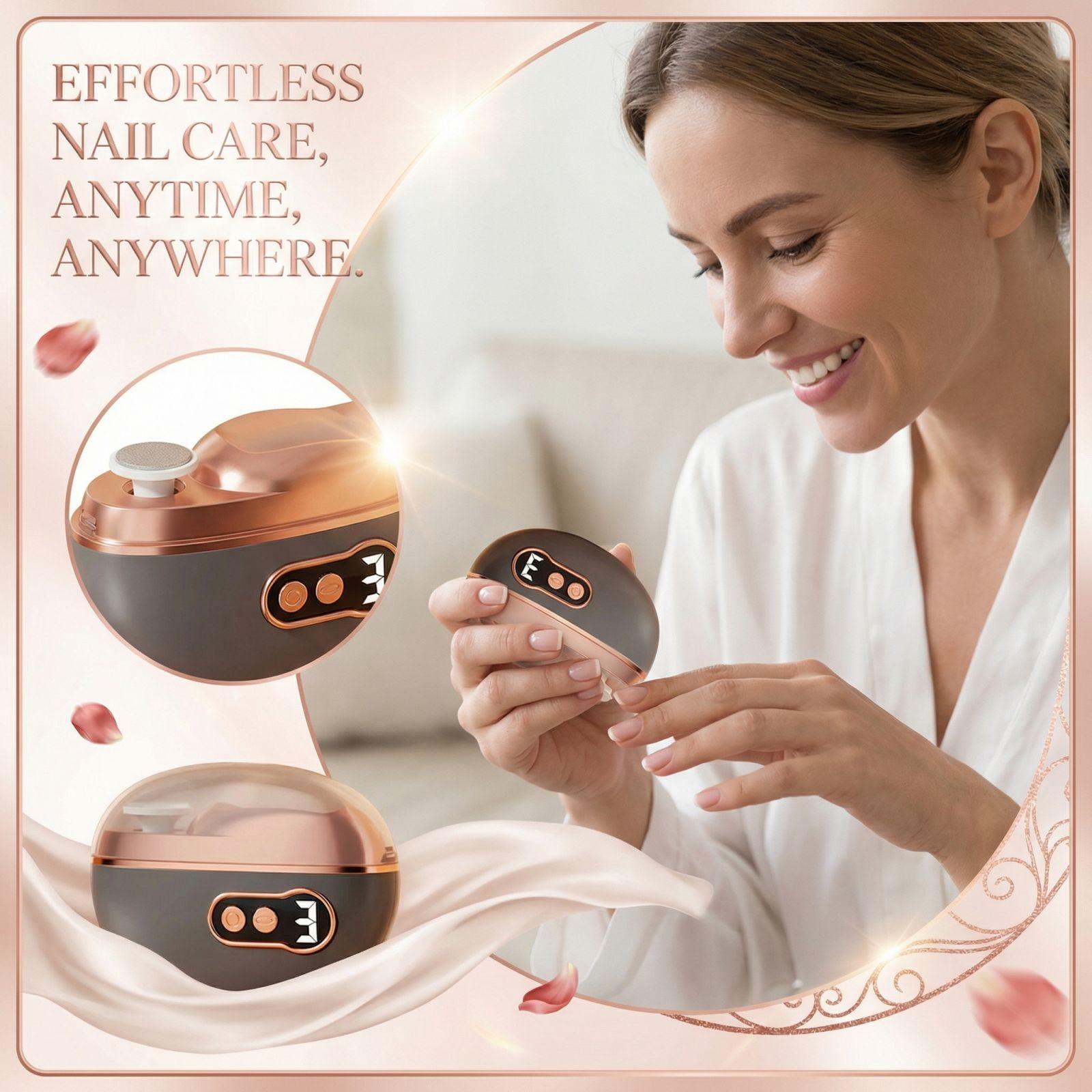 Portable Fully Automatic Nail Clippers Multifunctional Electric Nail Polisher One Size