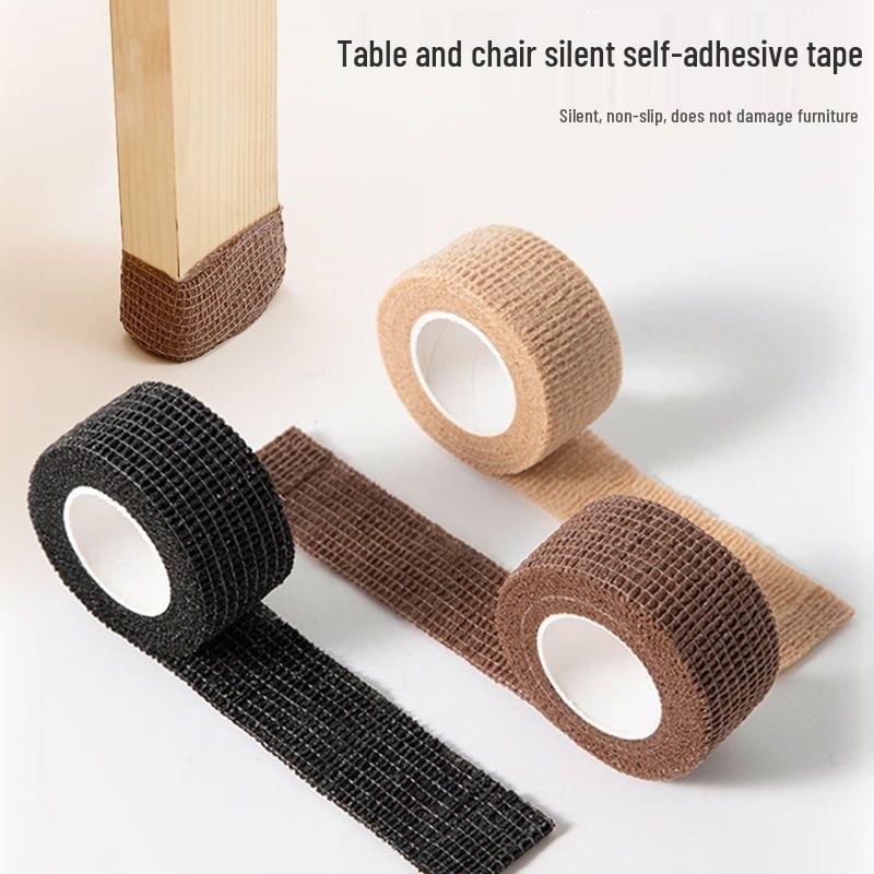 Self-Adhesive, Multi-Functional Band: Protects Table/Chair/Stool Legs, Silent, Wear-Resistant, Non-Slip, Elastic, Universal Fit