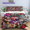 Hardy Tattoo Pattern Bedding Quilt Set Quilt Cover Pillowcase Home Decoration Gift (1 * Duvet Cover + 2 * Pillowcase, Without Core)
