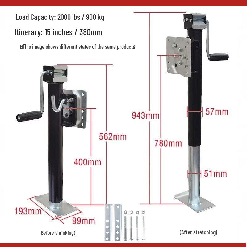 Aokewen 2000lb RV Trailer Hand Crank Jack Stand