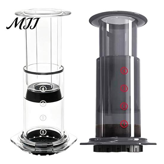 Manual Espresso Machine Portable Coffee Maker, Pour-Over And Style Press, Lightweight Extractor Brewing Compression Cup for Office Camping Travel