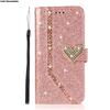 Shiny Case For iPhone 17 Pro Max AIR 16 E 15 14 13 Pro Max 12 MINI 11 Pro X XR XS XS Max 7 8 Plus Wallet Flip Leather Case