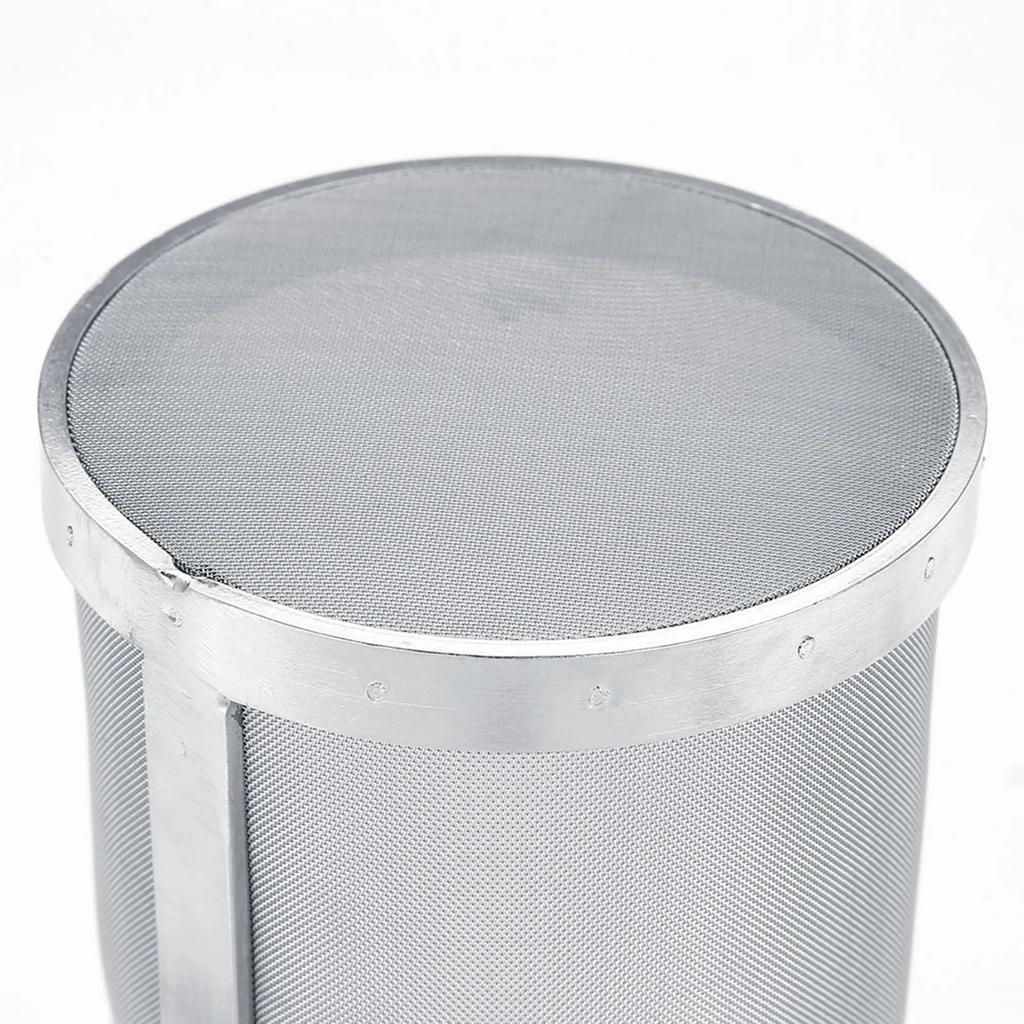 300 Micron Stainless Steel Filter Mesh with Hook, Corrosion Resistant Strainer for Homebrew Beer Wine Making Equipment
