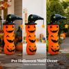 Inflatable Pumpkin with Witch Hat Spooky Stacked Jack-O'-Lantern Eye-Catching