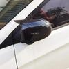 Fit For Hyundai I20 2008-2014 Car Rearview Side Mirror Cover Wing Cap Sticker Exterior Back View Case Trim Carbon Fiber Look