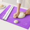 30X40CM 45x60CM Pad Kneading Pad With Scale Meter Pastry Fondant Mat Kitchen Baking Special Silicone Mat