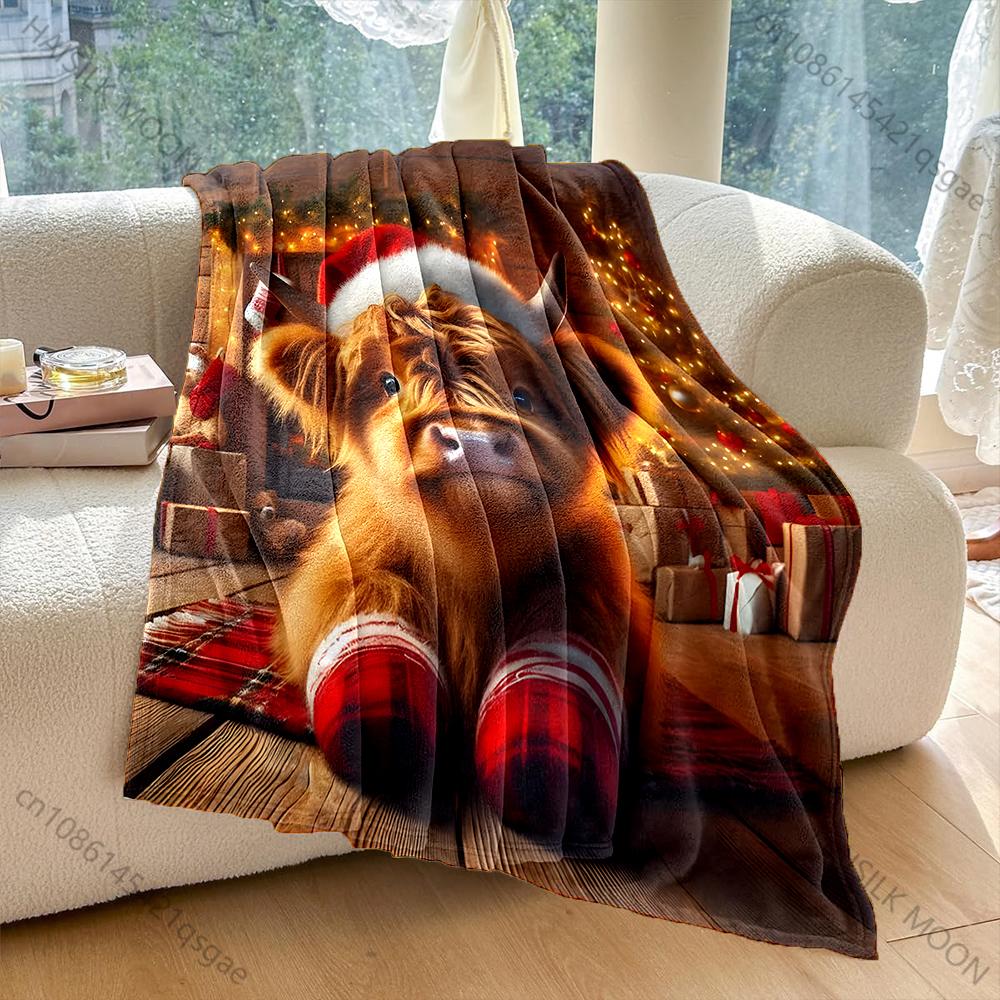 

Multi Size Red and Black Plaid Pattern Blanket Flannel Material Soft Warm for All Seasons Home Outdoor Camping Picnics RV 75x100cm