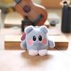 Cute Adorable Big-eyed Kirby Plush Toy Keychain Soft Short Plush Green Grey Pink