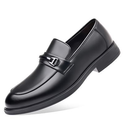 FashionDesigner Cow Leather Wedding Shoes for Men Spring Autumn Soft-soled Casual Loafers Male Fashion Light Business Men's Dress Shoes