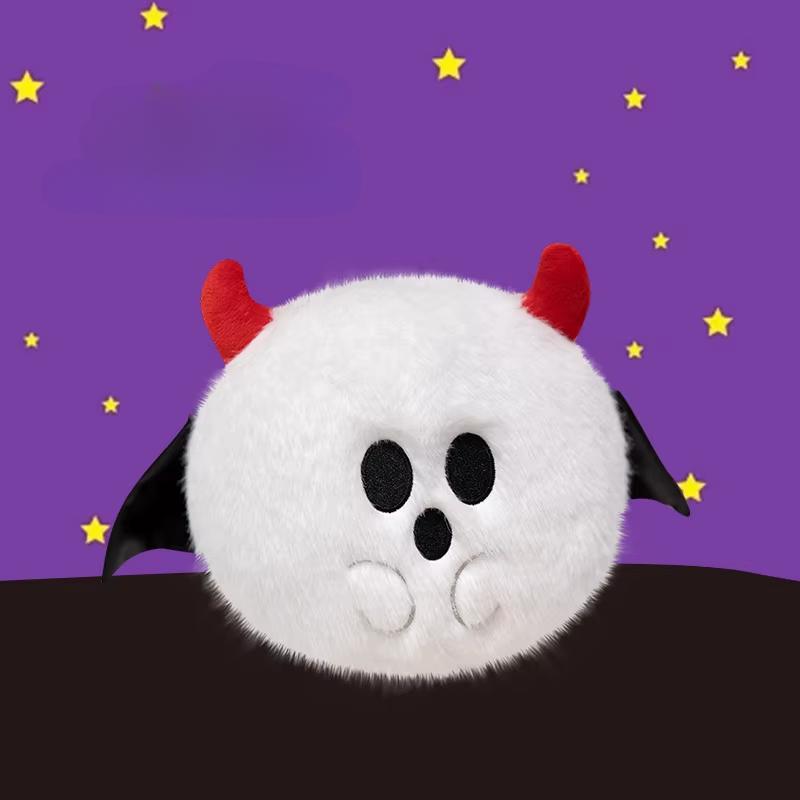 New Halloween Pumpkin Bat Creative Spider Ghost Plush Toy Cute Death Doll Male and Female Holiday Grimace Pose A Gift