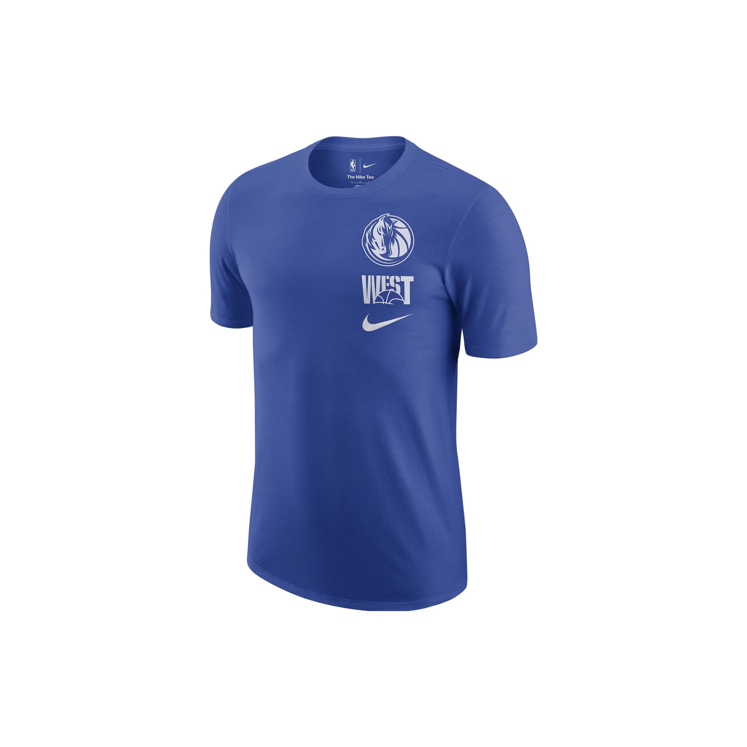 

Nike Футболка НБА Даллас Маверикс Сине-белая Мужская Уличная одежда DZ0231-480 L