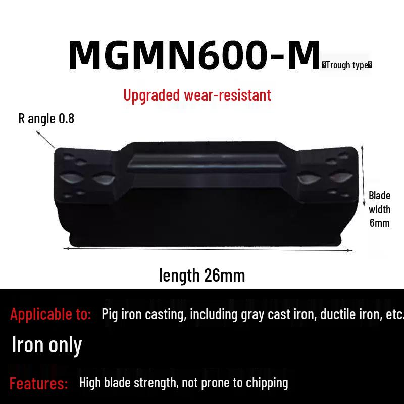 CNC Lathe Grooving Inserts MGMN300-M End Face Cutting Tools