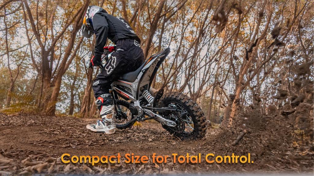 Elektrisches Offroad-Motorrad KuKirin X1, 1000W Motor, 48V 20,8Ah Akku, Höchstgeschwindigkeit 50 km/h, Reichweite 40 km