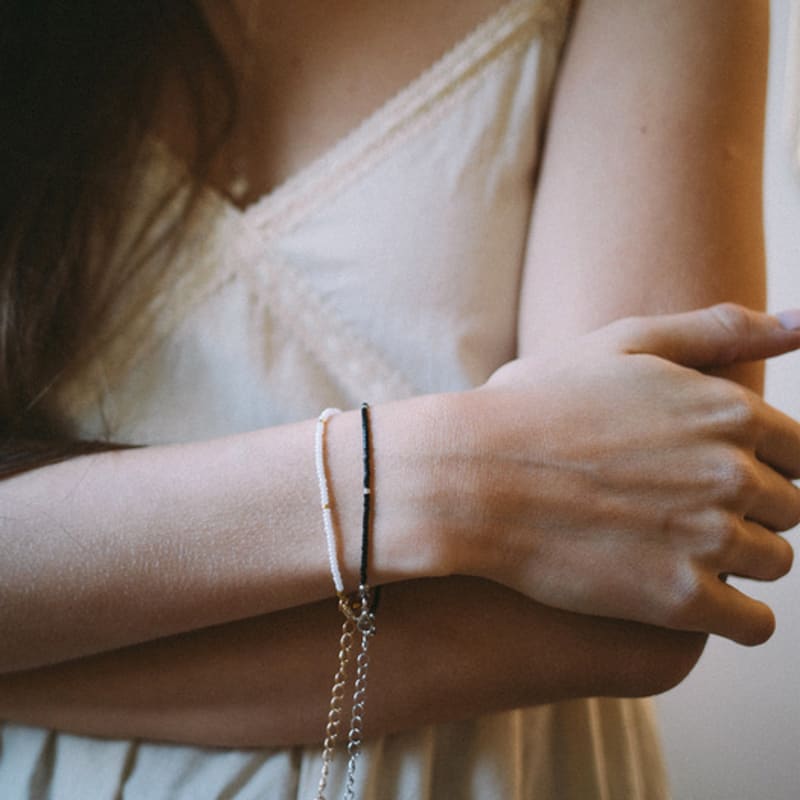 

WorthWord Kony Beads Bracelet_4 Colors Milk