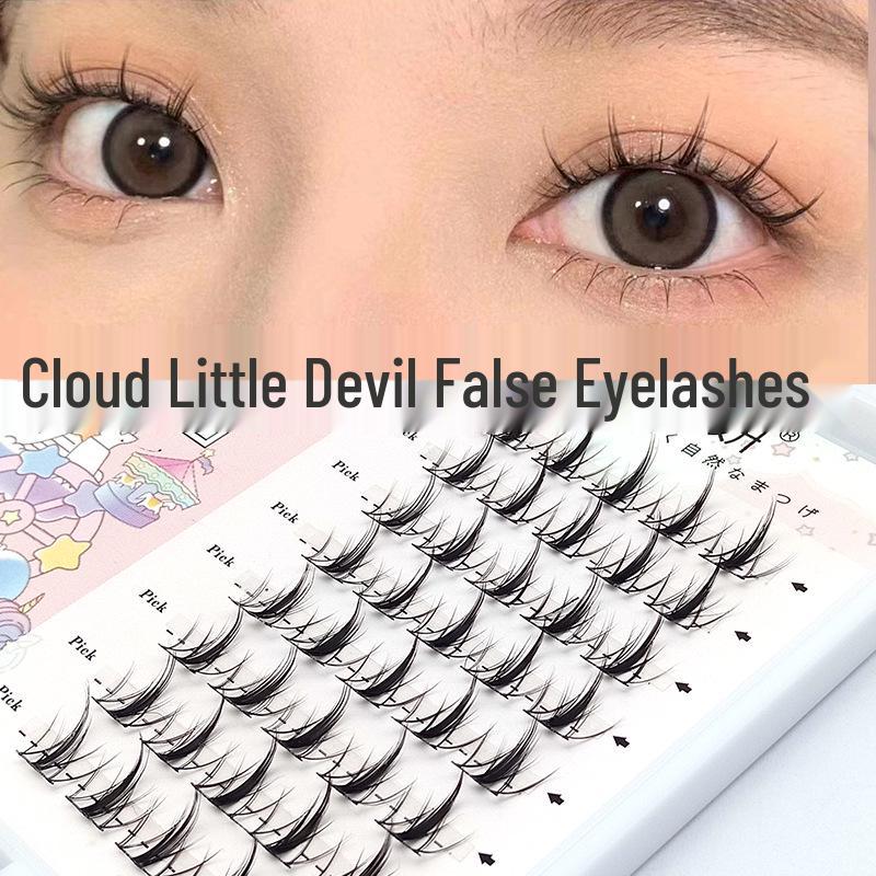 

Difeiyan Cloud Little Devil Super Natural Самоприклеивающиеся Накладные Ресницы Манга – Подходят для начинающих, Накладные ресницы с тонким основанием. 3 Rows