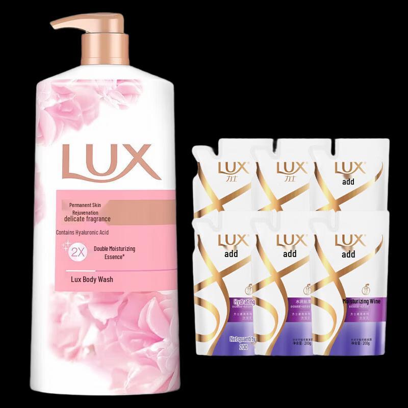 

LUX Lasting Tender Skin Shower Gel & Shampoo Value Pack