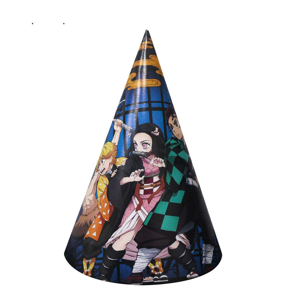 Geist Tötendes Schwert Geburtstagsparty Zubehör Einweggeschirr Pappteller Pappbecher Papierservietten Jungen Dekoration Umweltschutz