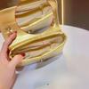 Underarm Bag with Chain, Small Square Bag, Women's Banquet Handbag, Single Shoulder Strap, Evening Bag