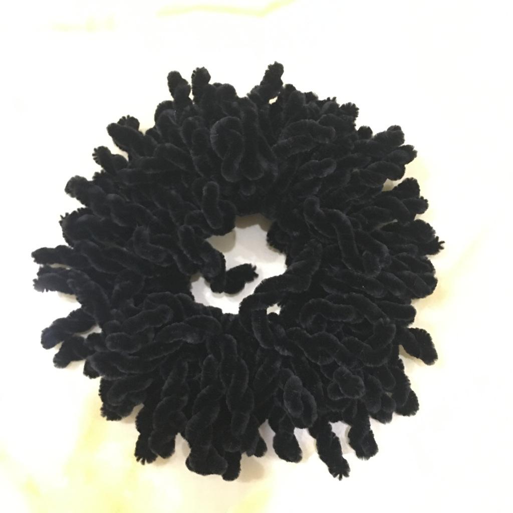 Plüsch Wollene Einfarbige Florale Stirnband Schal Accessoire H144