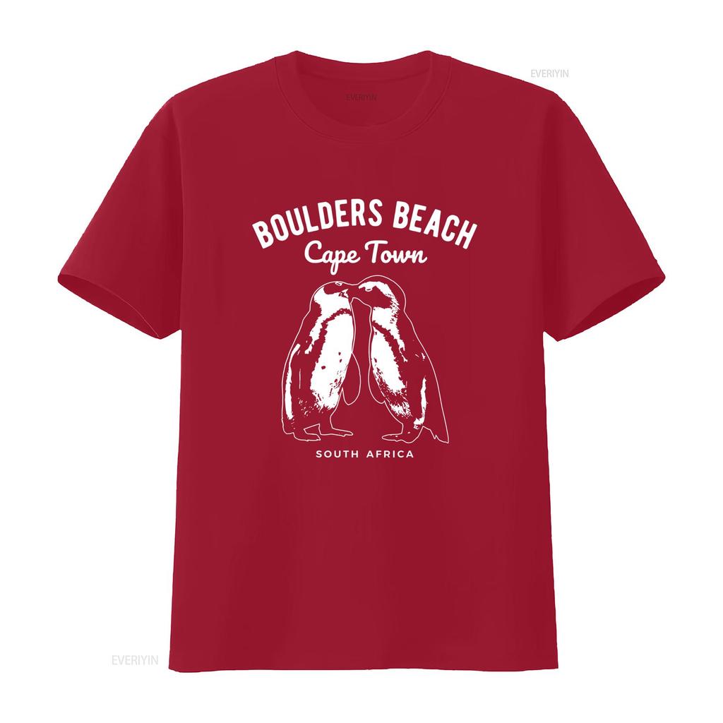 Cape Town South Africa Boulders Beach Penguin T Shirt for Fashion Casual  vintage Washed Slightly Stretched fashion Stylish