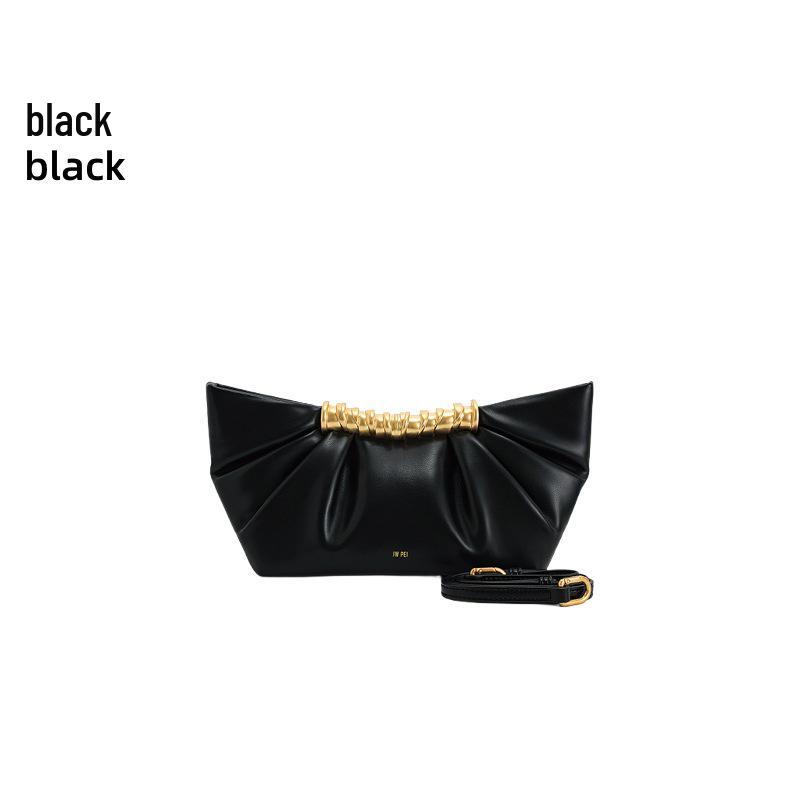 JW PEI 2025 Spring/Summer High-End Ruched Clutch Bag for Women