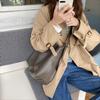 Women's Bags Tote Bags Fashion Shoulder Bags Soft Leather Leisure Versatile High Capacity Korean Retro Solid Color Crossbody Bag