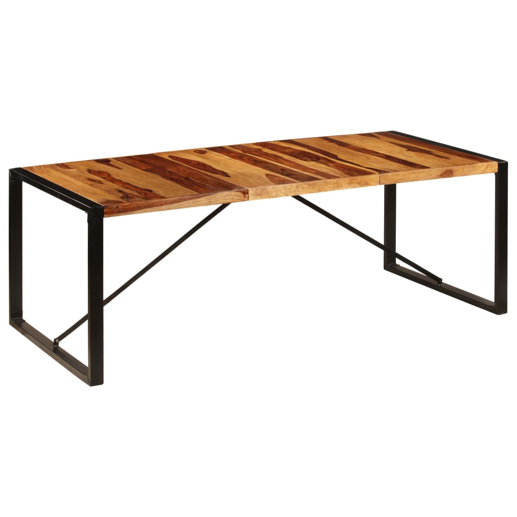 Dining Table 220 x 100 x 75 cm Solid Acacia Wood