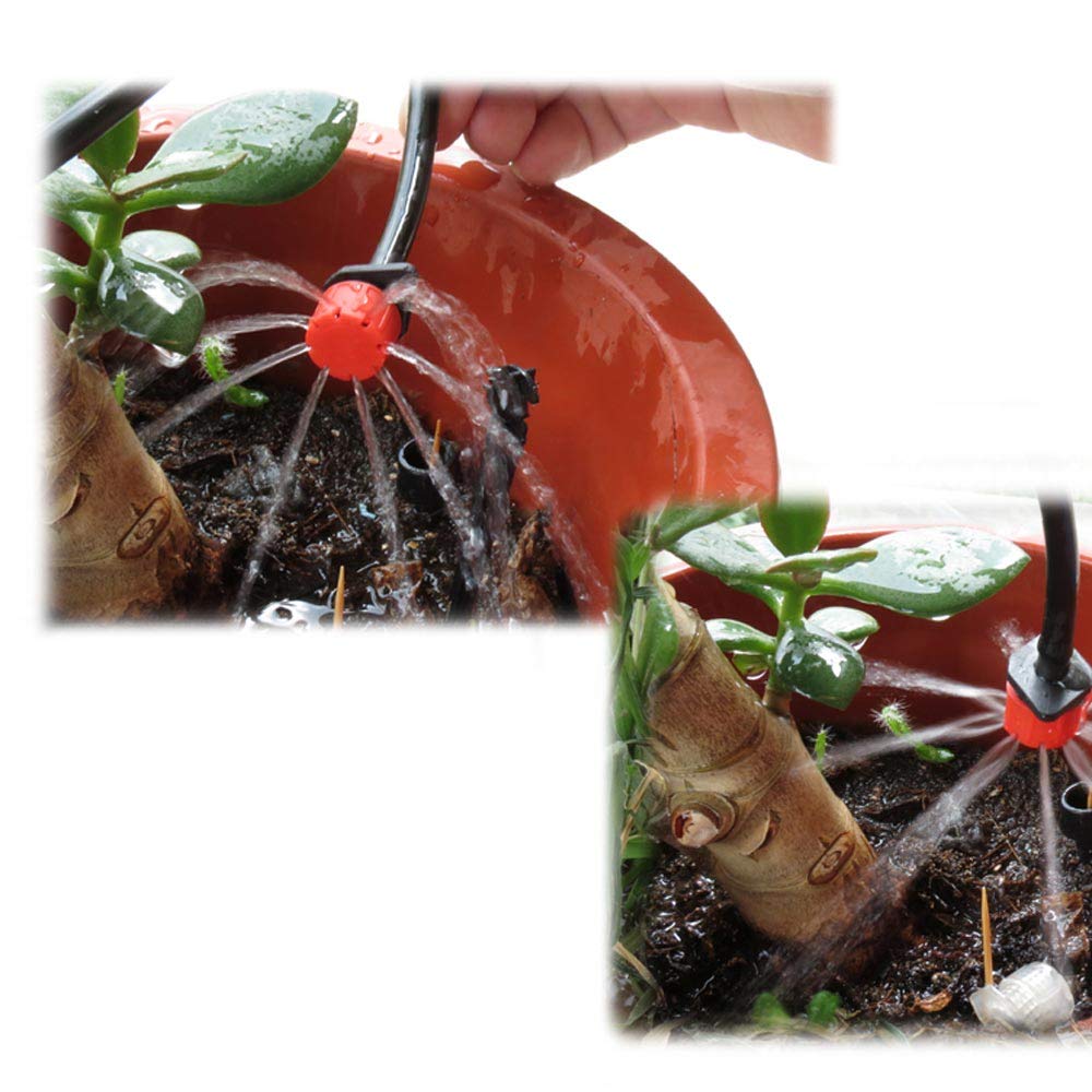 Zmart 25M DIY Drip Irrigation Automatic Garden Micro Drip Kit with Adjustable Drip Drip Irrigation Drip Water Resources Irrigation Water Pressure