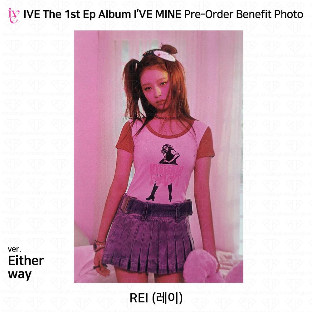 IVE Primul EP I'VE MINE Foto oficială Polaroid Sticker pliat Poster KPOP