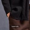 Men's Light Luxury Jacquard Scarf Collar Thin Knit Cardigan Jacket