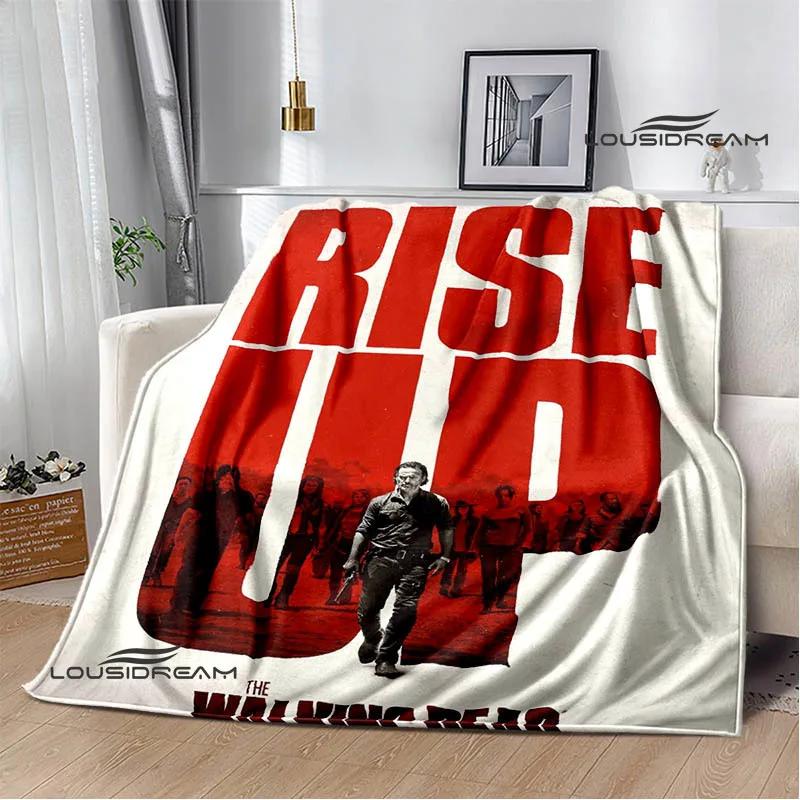 The Walking Dead Print Throw Blanket Soft Flannel Picnic Blanket Warm Cozy Bed Linen Birthday Gift