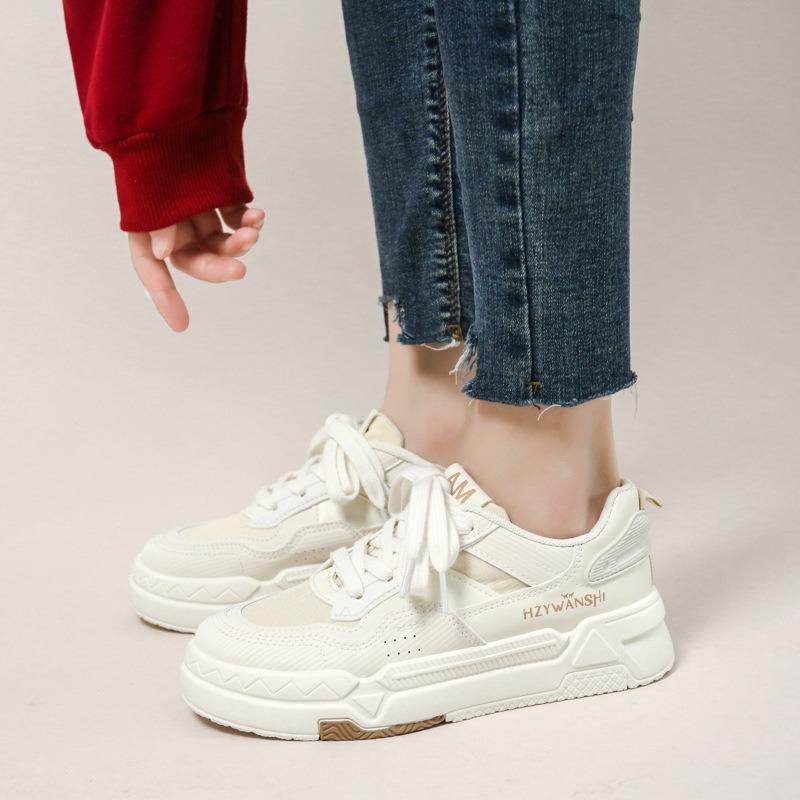 2025 Neue Damen Schuhe Hohe Qualität Original Allround Plateau Freizeitsneakers Trends Süße Amerikanische Studentin Boardschuhe