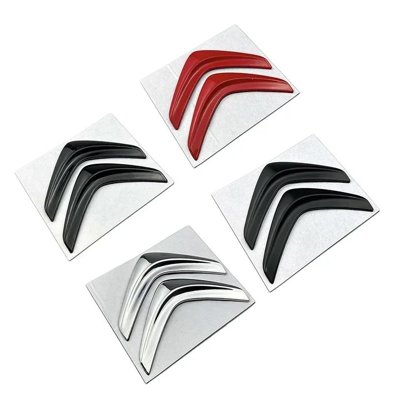 Metalowe Naklejki z Emblematami na Maskę i Bagażnik Samochodowe 10.2x8.6cm dla Citroen C4 C3 C5 C1 C6 C8 DS3 DS5 DS4 DS6 Xsara C-Elysee Picasso Nemo