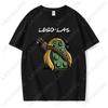 Vtipná anime kreslená trička Lego-las s potiskem Humorný styl Letní móda Tričko s krátkým rukávem Y2k Streetwear Bavlněné tričko Camisetas