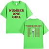 Ros Number One Girl T Shirt Unisex Unisex Clothing Harajuku Tshirt Y2k Unisex High Quality Cotton Short Sleeve Tee Shirt Fans Gift
