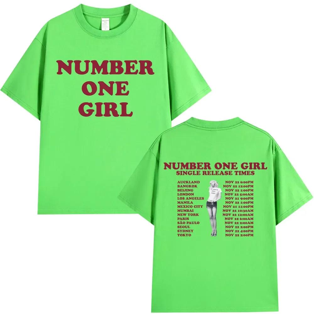 Ros Number One Girl T Shirt Unisex Unisex Clothing Harajuku Tshirt Y2k Unisex High Quality Cotton Short Sleeve Tee Shirt Fans Gift