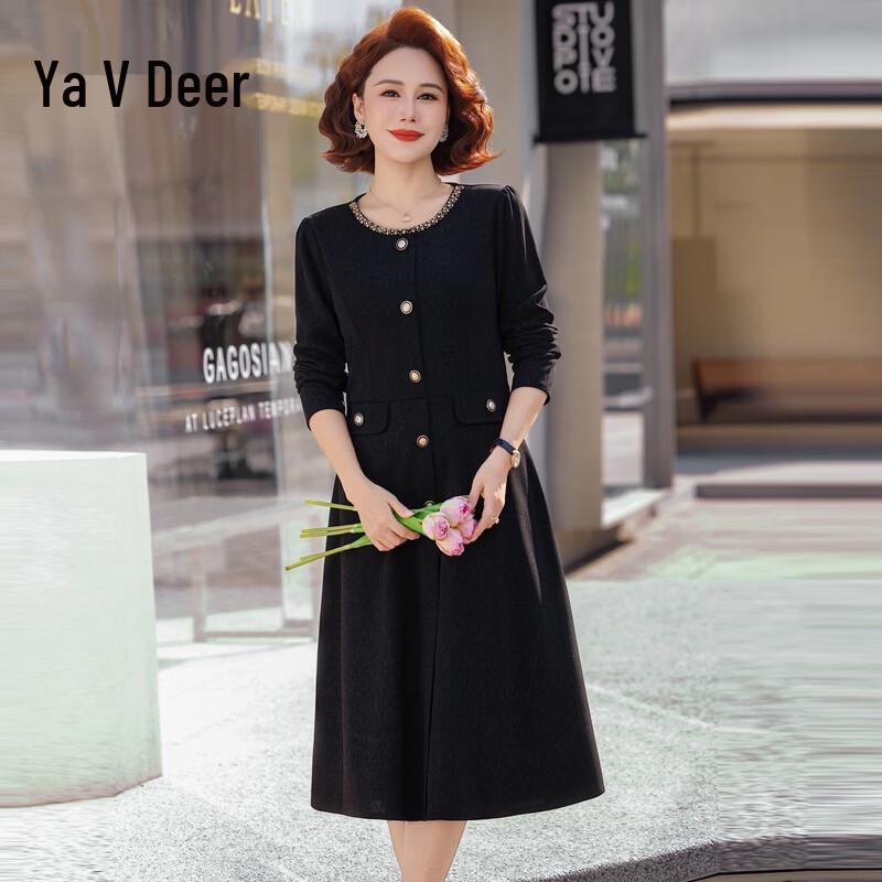 Yaloo Elegant Plus Size Casual A-Line Spring Dress 5XL